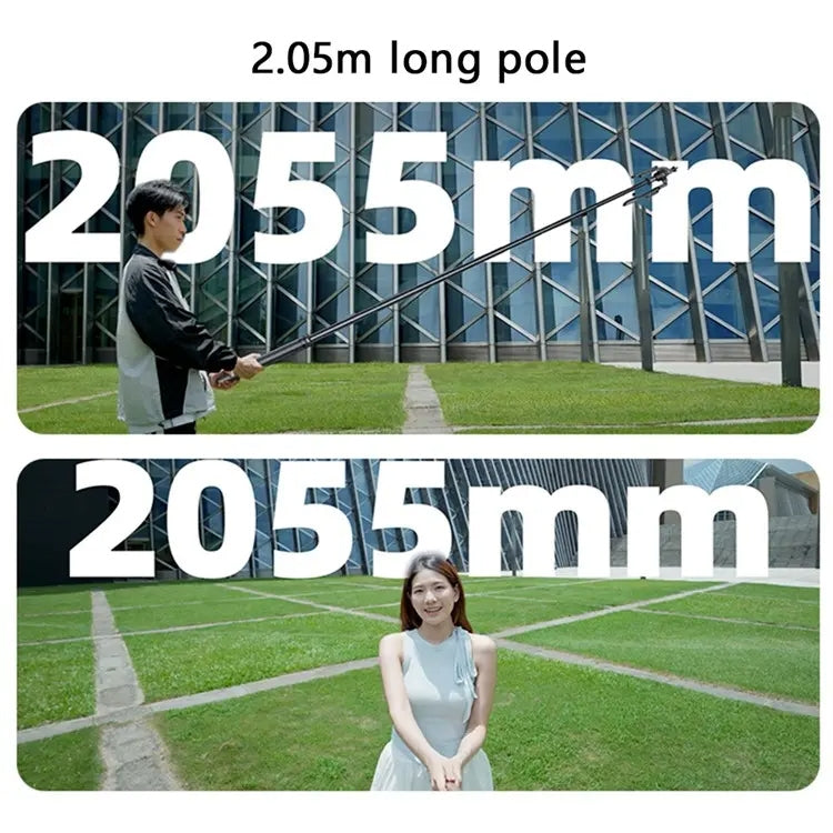 YESIDO SF17 Supporto per selfie con treppiede retrattile in metallo multifunzionale per fotocamera di telefoni cellulari, SF17
