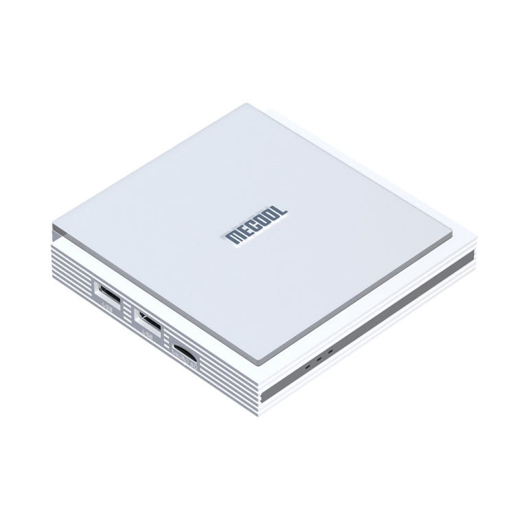 MECOOL KM2 Plus Android 11 Smart TV Box vocale WiFi dual-band 4 GB + 32 GB, AU Plug, US Plug, EU Plug, UK Plug