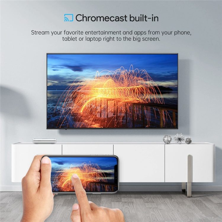 MECOOL KM2 Plus Android 11 Smart TV Box vocale WiFi dual-band 4 GB + 32 GB, AU Plug, US Plug, EU Plug, UK Plug