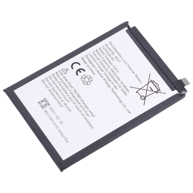 Sostituzione della batteria, For Tecno Camon 17 Pro / Camon 18P, For Tecno Pova 2 LE7, For Tecno Camon 17 CG6 CG7, For Tecno Spark 7 / Spark 7T, For Tecno Spark 6 Air / Pouvoir 4 Pro, For Tecno Spark 6 / Camon 16, For Tecno Pop 4 / Camon 15