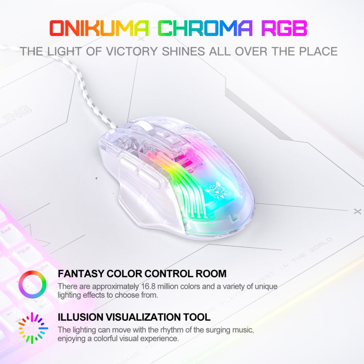 Mouse cablato con illuminazione RGB ONIKUMA CW923, CW923