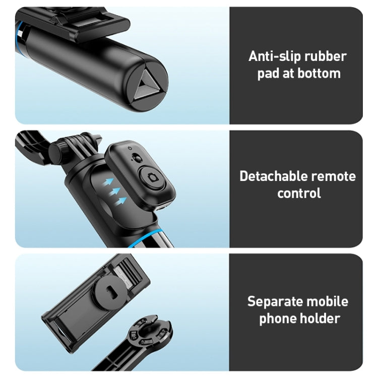 Bastone selfie treppiede staccabile con telecomando Bluetooth ZGA S01, S01