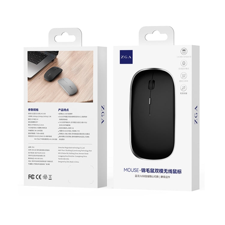 Mouse ZGA Chinchilla Dual Mode Wireless 2.4G + Bluetooth 5.0