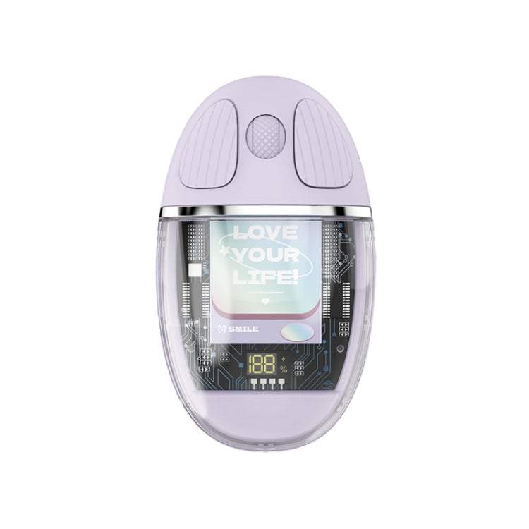 Mouse ZGA colorato trasparente dual mode wireless 2.4G + Bluetooth 5.0