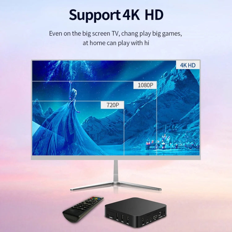Set-top box di rete MXQ Pro RK3228A con CPU quad-core 4K HD, 2GB+16GB