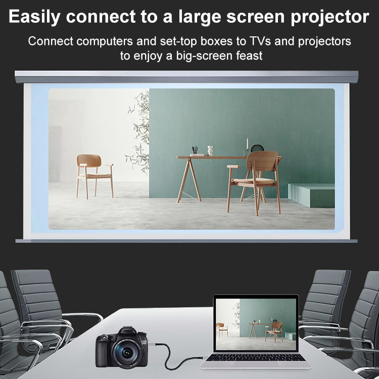Cavo adattatore video HD per fotocamera digitale da HDTV a Micro HDTV 4K 120Hz, 0.3m, 1m, 1.5m, 2m, 3m, 5m, 10m
