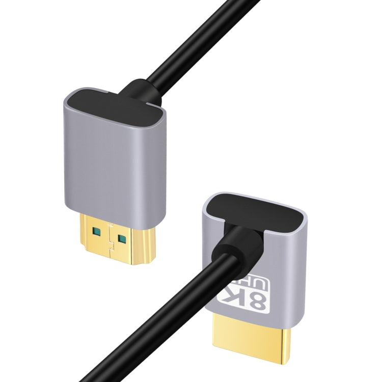 Cavo adattatore audio video HD a doppio gomito da HDMI maschio a HDMI maschio, 0.5m, 1m