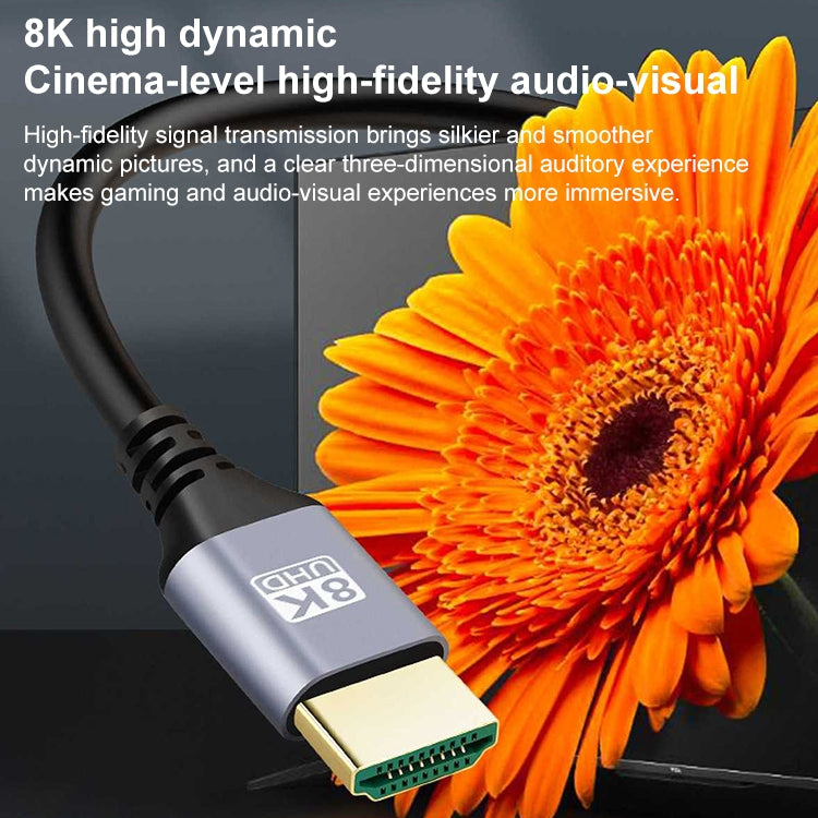Cavo adattatore audio video HD a doppio gomito da HDMI maschio a HDMI maschio, 0.5m, 1m