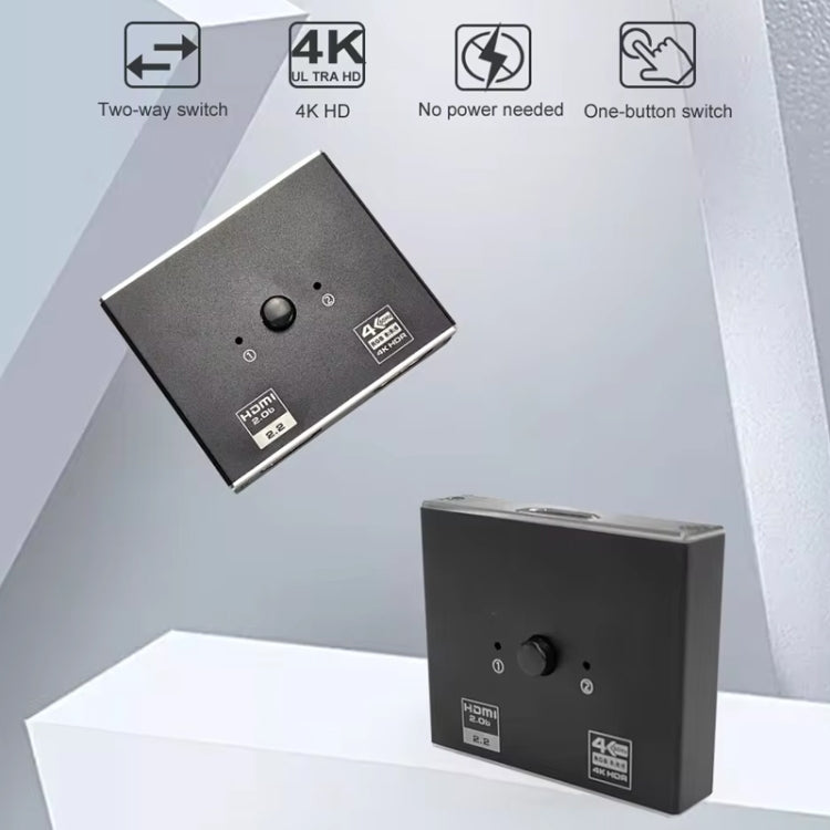 Switcher HDMI bidirezionale OZ 4K 60Hz 2 in 1 uscita, 4K 60Hz