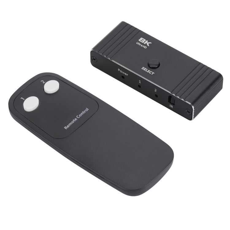 Commutatore bidirezionale automatico HD OZ 8K 60Hz 2 in 1 Out con telecomando, 8K 60Hz with Remote Control