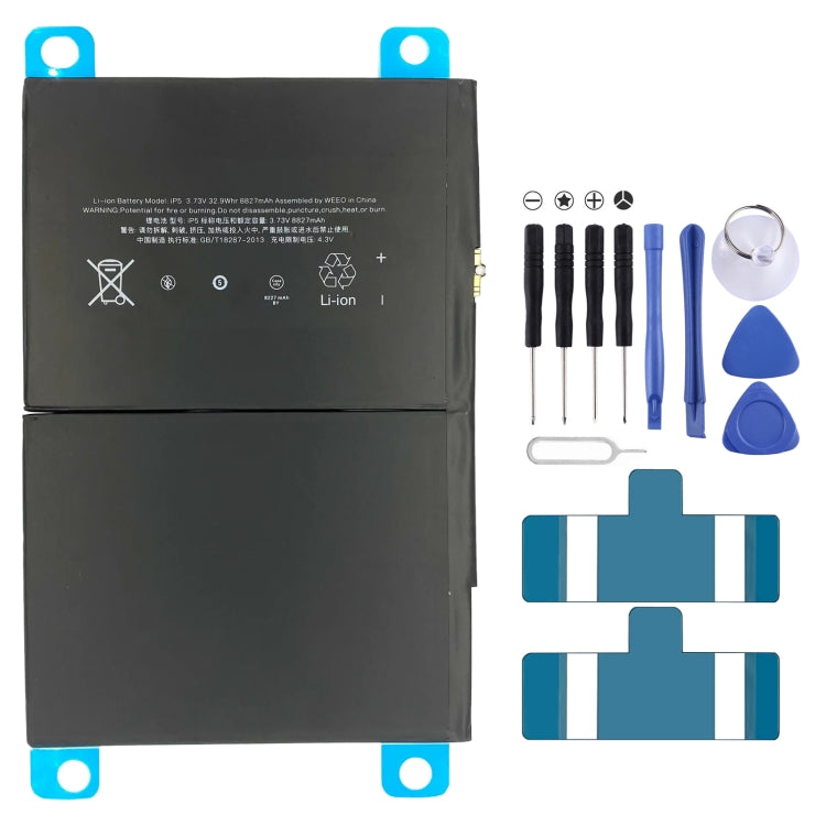 Sostituzione della batteria, For iPad 7/8/9 10.2, For iPad 9.7 2018 A1893 A1954, For iPad 2017 A1822 A1823, For iPad Pro 9.7 A1664/A1675/A1674/A1673, For iPad Air 2 2014 A1567 A1566 A1547, For iPad 5 Air 1 A1474 A1475 A1476