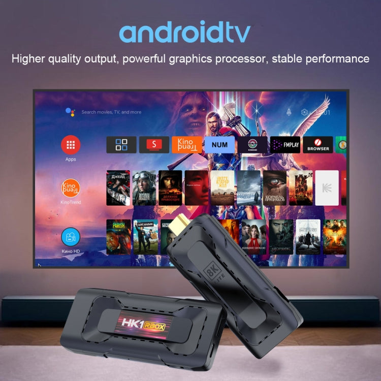Chiavetta TV Bluetooth HK1 RBOX D8 RK3528 Android 13.0 Quad Core 8K HD Wifi6, 2GB+16GB, 4GB+32GB