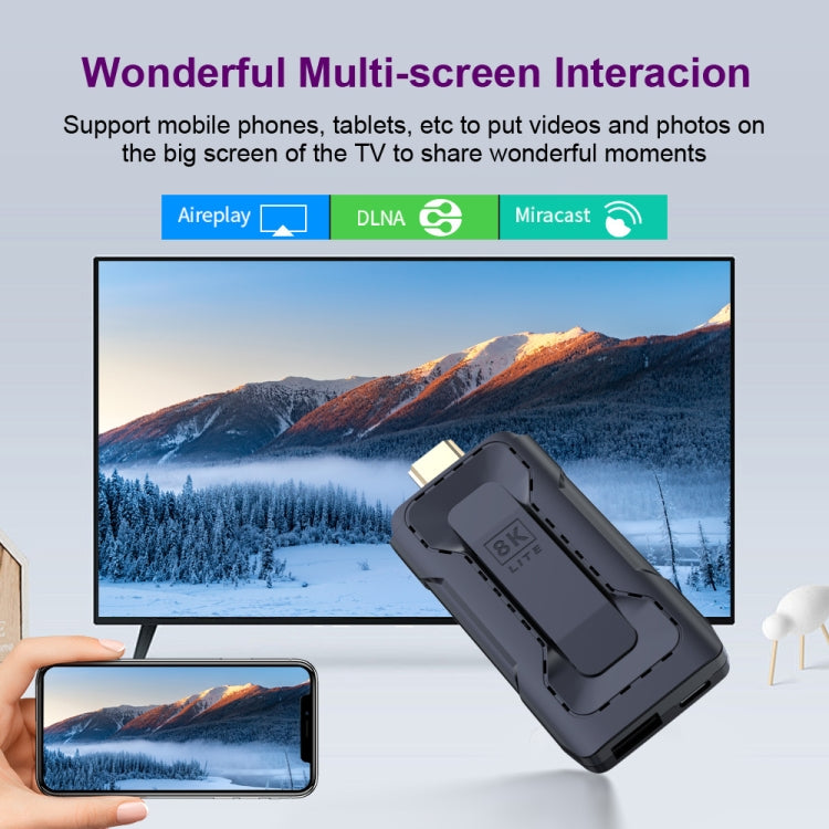 Chiavetta TV Bluetooth HK1 RBOX D8 RK3528 Android 13.0 Quad Core 8K HD Wifi6, 2GB+16GB, 4GB+32GB