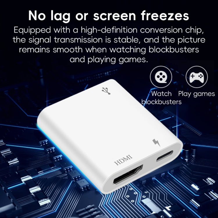 Adattatore AV per telefono cellulare HDMI XM006 1080P iOS10.0