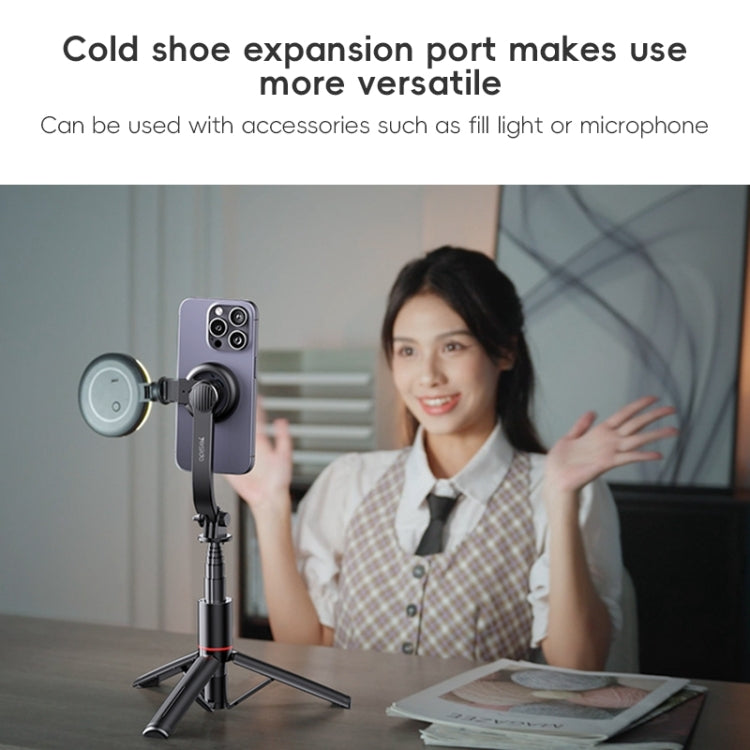Yesido SF19 Bastone per selfie con telecomando Bluetooth, treppiede magnetico per telefono cellulare, SF19
