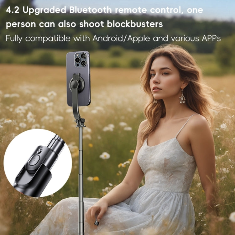 Yesido SF19 Bastone per selfie con telecomando Bluetooth, treppiede magnetico per telefono cellulare, SF19