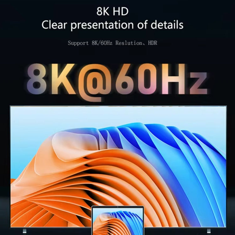 Convertitore magnetico a curvatura laterale HDTV 8K 60Hz a HDTV