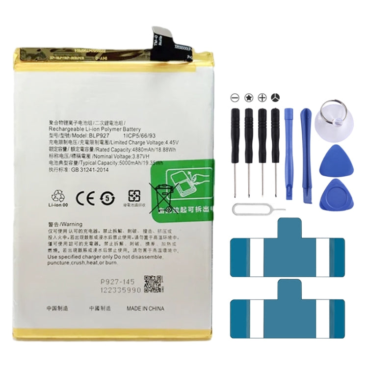 Sostituzione della batteria, For OnePlus Nord CE 3 Lite / N30 5G BLP989 5000mAh, For OnePlus Nord 10R / ACE 2V BLP925 2500mAh, For OnePlus ACE 2 / 11 BLP975 2435mAh, For OnePlus ACE 2 Pro BLPA09, For OnePlus 10T / ACE Pro BLP945 4800mAh