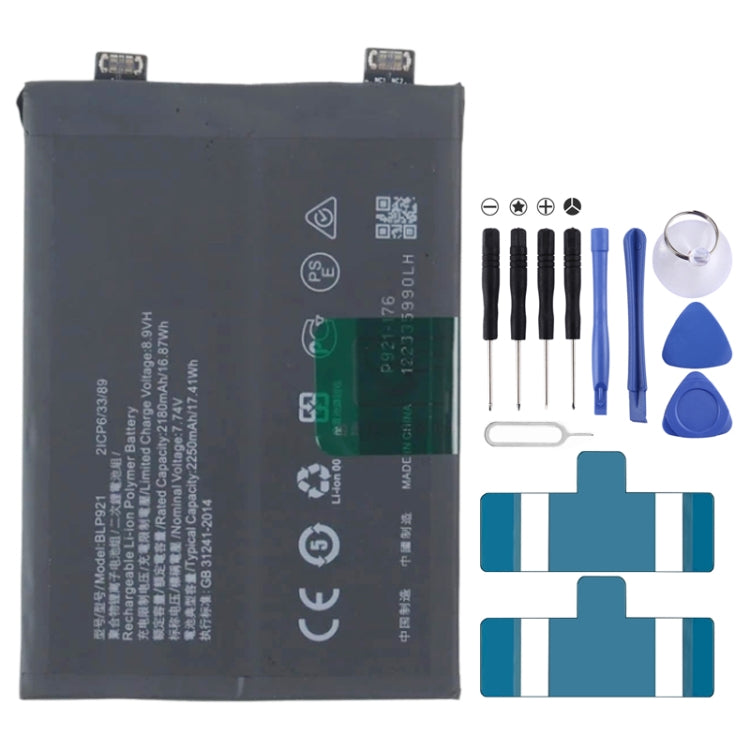Sostituzione della batteria, For OnePlus Nord CE 3 Lite / N30 5G BLP989 5000mAh, For OnePlus Nord 10R / ACE 2V BLP925 2500mAh, For OnePlus ACE 2 / 11 BLP975 2435mAh, For OnePlus ACE 2 Pro BLPA09, For OnePlus 10T / ACE Pro BLP945 4800mAh