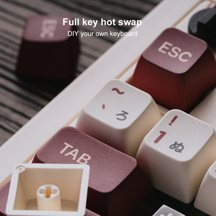 Tastiera meccanica tri-mode Bluetooth wireless retrò 8Bitdo, Red Keyboard, Grey Keyboard