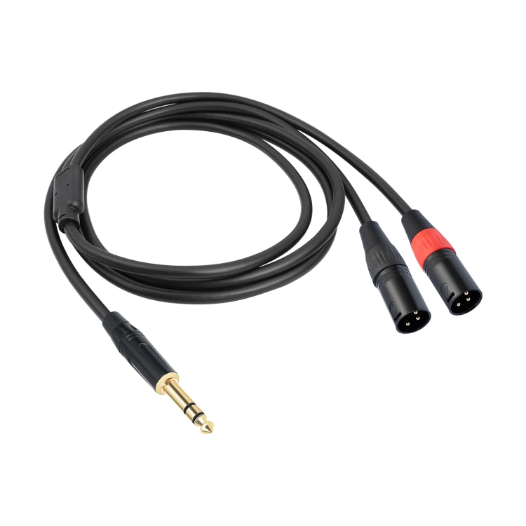 TC145YXK108RE-10 Cavo audio da 6,35 mm 1/4 TRS maschio a doppio XLR maschio, 1m, 2m, 3m