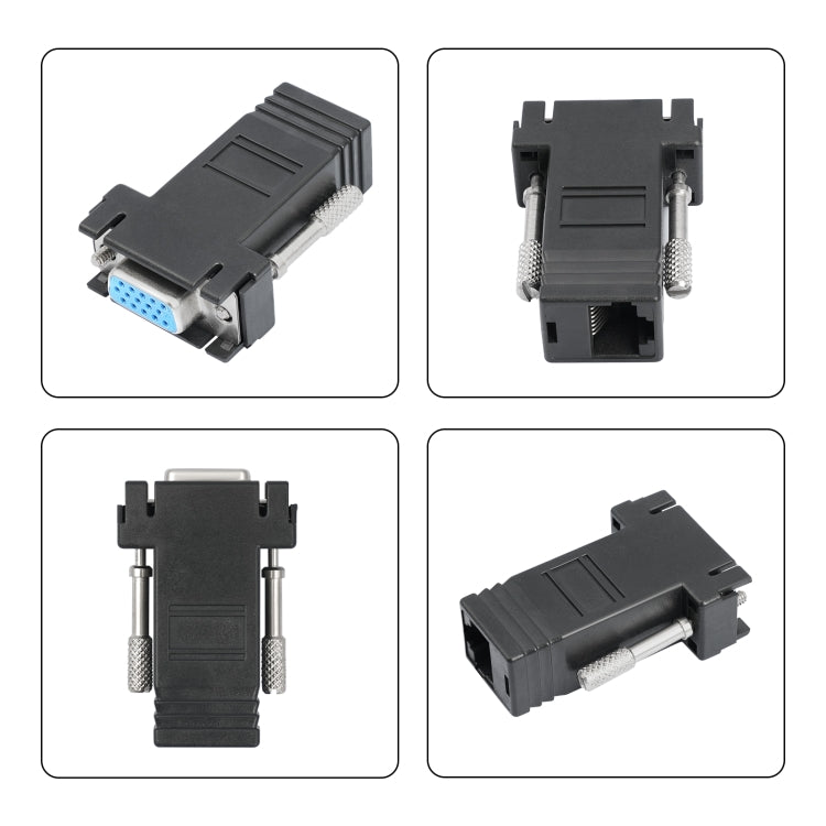 Adattatore DB15 VGA femmina a RJ45 8P femmina, VGA to RJ45 8P