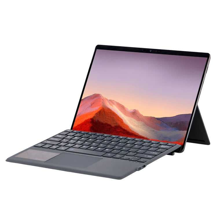 Custodia in pelle con tastiera Bluetooth wireless 2089A e touchpad, For Microsoft Surface Pro 11 / Pro 10