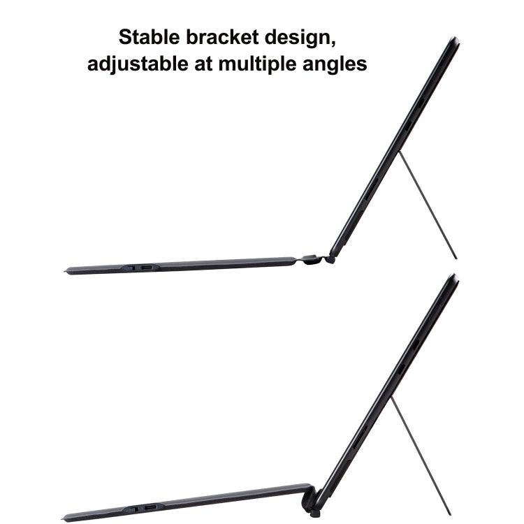 Custodia in pelle con tastiera Bluetooth wireless 2089A e touchpad, For Microsoft Surface Pro 11 / Pro 10