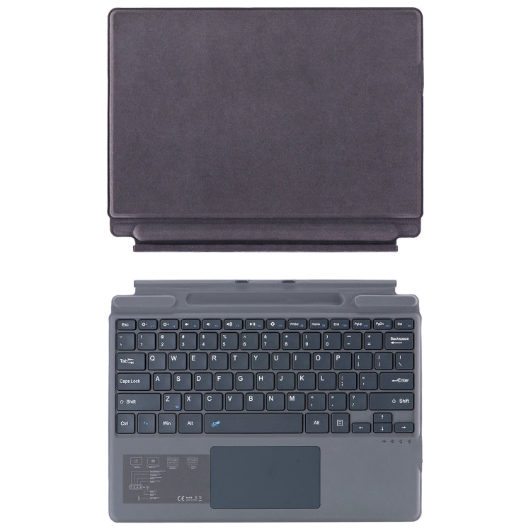 Custodia in pelle con tastiera Bluetooth wireless 2089A e touchpad, For Microsoft Surface Pro 11 / Pro 10