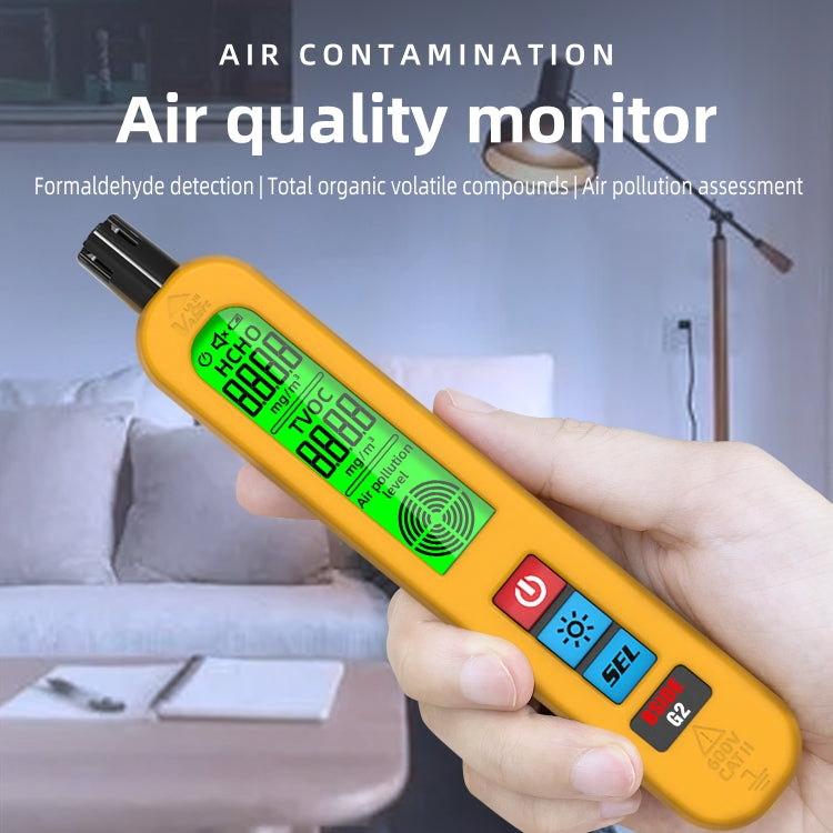 BSIDE G2 Rilevatore portatile della qualità dell'aria Tester per formaldeide per interni, G2