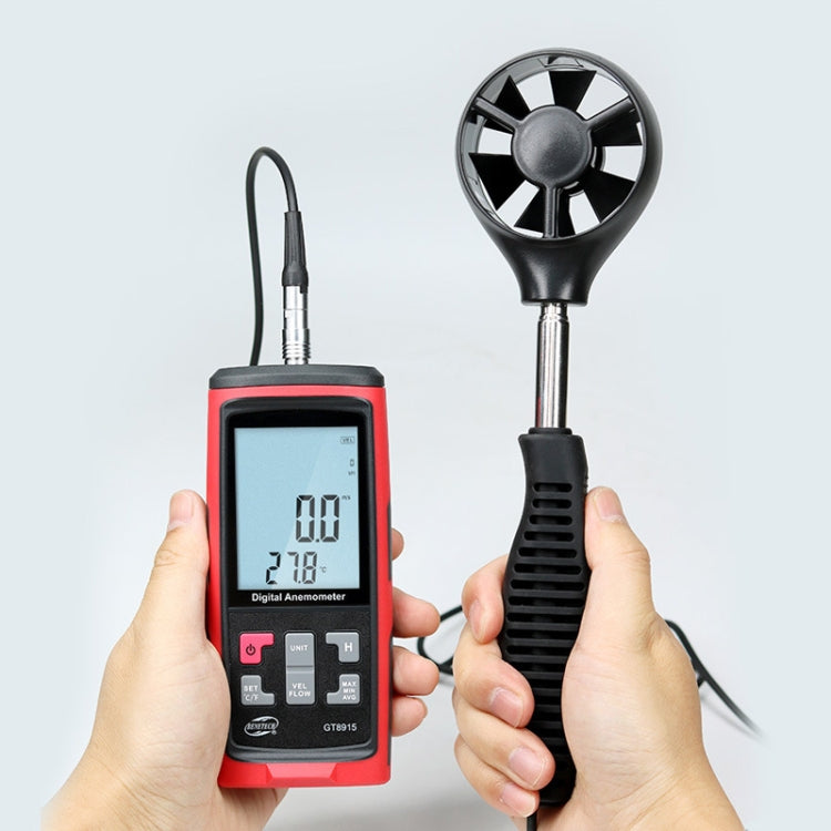 Anemometro digitale con schermo LCD BENETECH GT8915