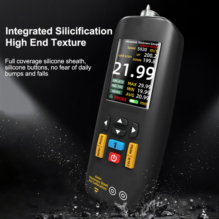BSIDE T7 Misuratore di spessore ad ultrasuoni con schermo a colori TFT da 2,8 pollici, T7