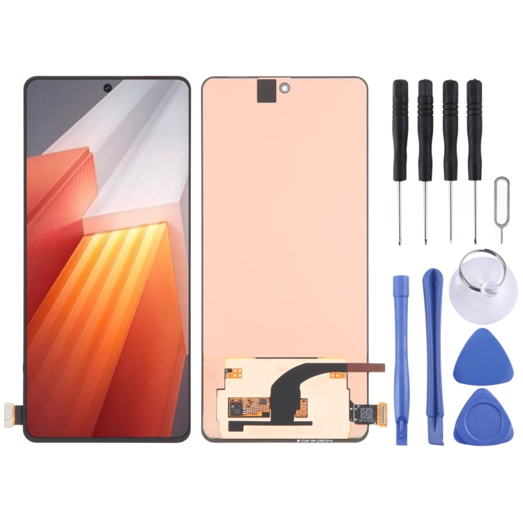Schermo LCD AMOLED originale con digitalizzatore assemblaggio completo, For vivo iQOO 11 V2243A, For vivo V25e 4G V2201, For vivo V25 5G V2202, For vivo T1 Pro 5G V2151