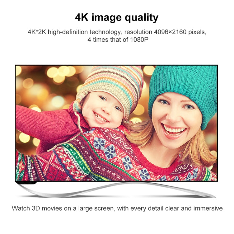 Cavo di segnale di trasmissione video HD da HDTV 2.0 a HDTV 4K 60Hz, 0.3m, 0.5m, 1m