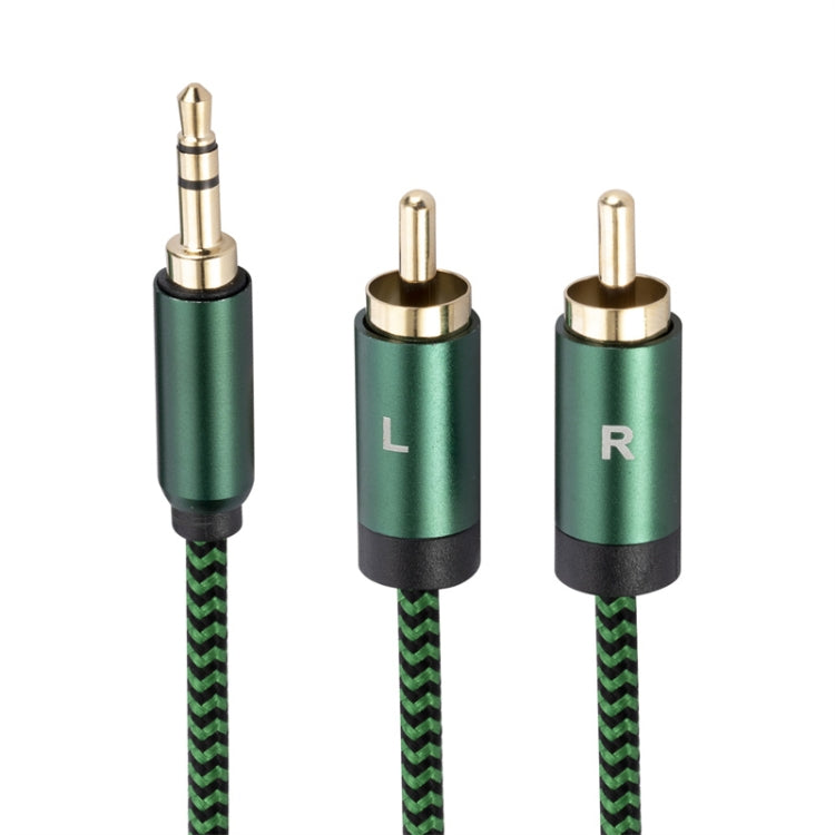 Connettore amplificatore per cavo audio da 3,5 mm maschio a 2 RCA maschio, 0.5m, 1m, 2m, 3m