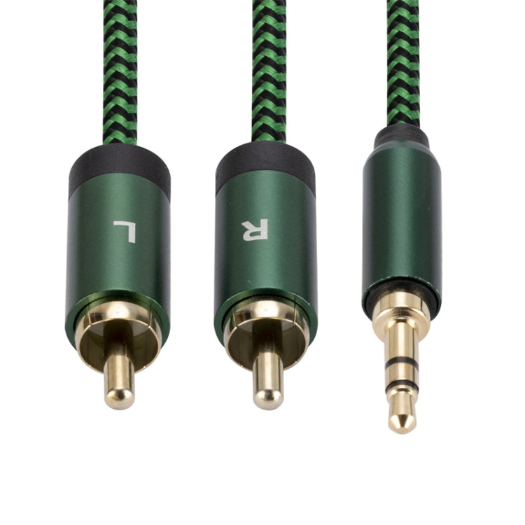 Connettore amplificatore per cavo audio da 3,5 mm maschio a 2 RCA maschio, 0.5m, 1m, 2m, 3m