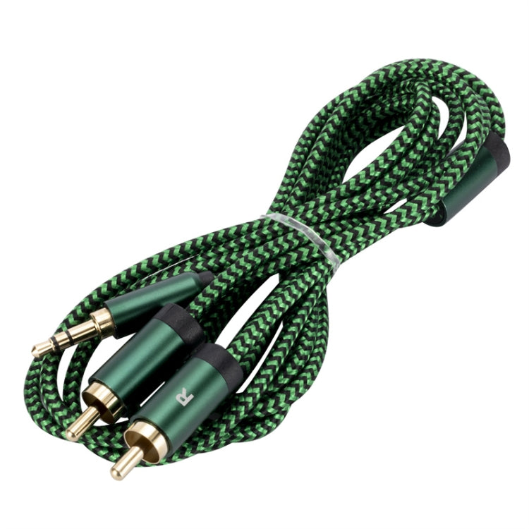 Connettore amplificatore per cavo audio da 3,5 mm maschio a 2 RCA maschio, 0.5m, 1m, 2m, 3m