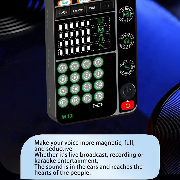 Scheda audio Bluetooth per la trasmissione in diretta del telefono M13