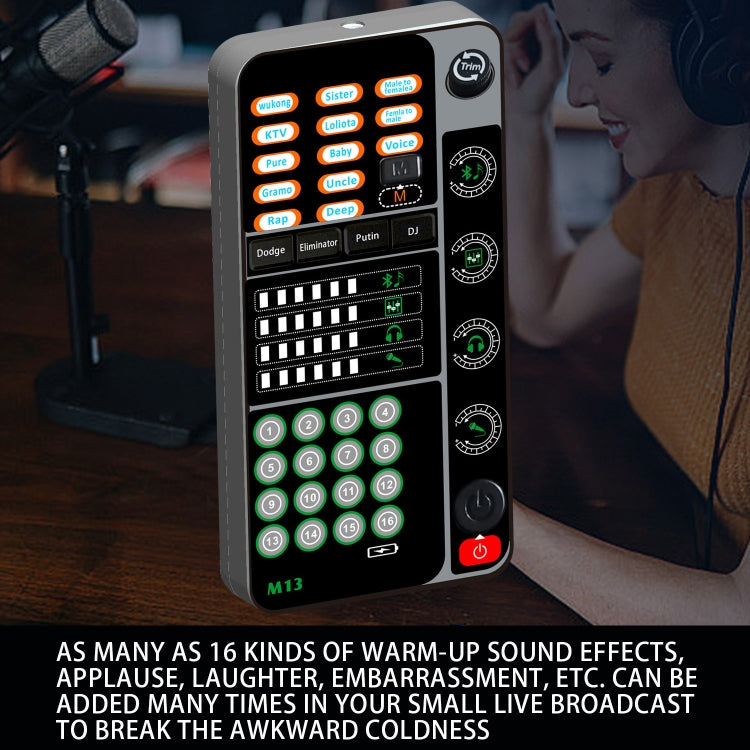 Scheda audio Bluetooth per la trasmissione in diretta del telefono M13