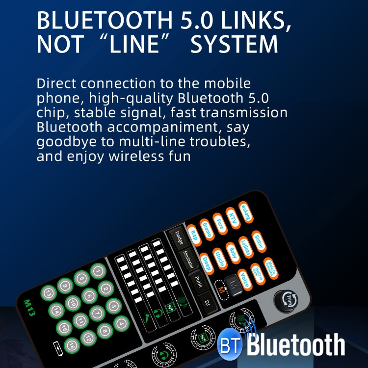 Scheda audio Bluetooth per la trasmissione in diretta del telefono M13