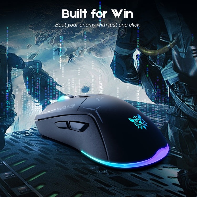 Mouse cablato + wireless 2,4 GHz ONIKUMA CW917 RGB 4800 DPI a doppia modalità, CW917 (Black), CW917 (White)