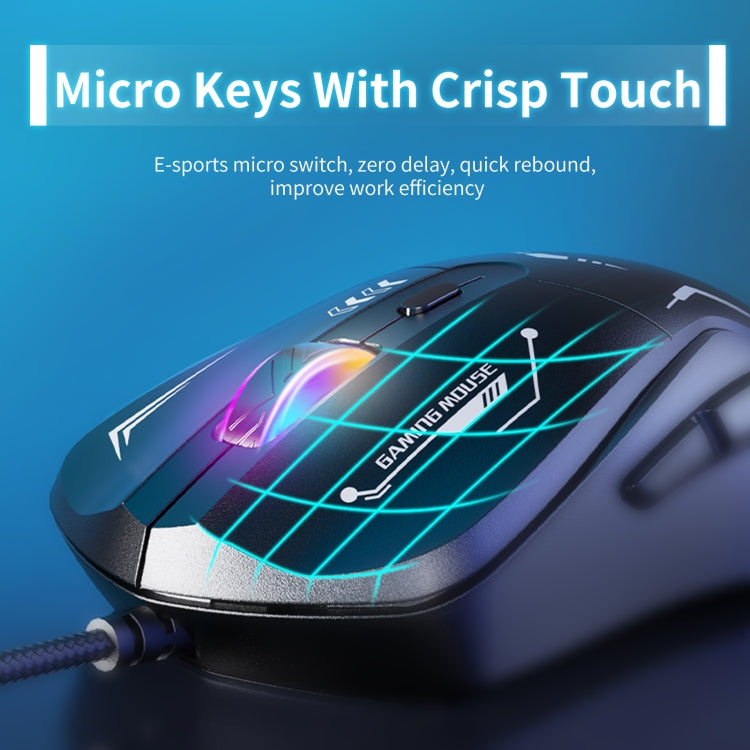 Mouse cablato ONIKUMA CW917 RGB 3600DPI, CW917 Wired Mouse