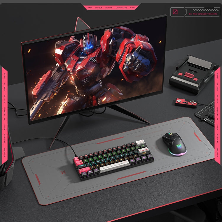 Tastiera meccanica da gioco cablata ONIKUMA G55 61 tasti RGB con illuminazione colorata, G55