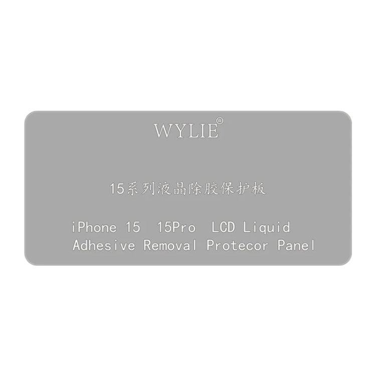 Scheda di protezione per la rimozione della colla dello schermo LCD WYLIE, For iPhone 15 Plus / 15 Pro Max, For iPhone 15 / 15 Pro