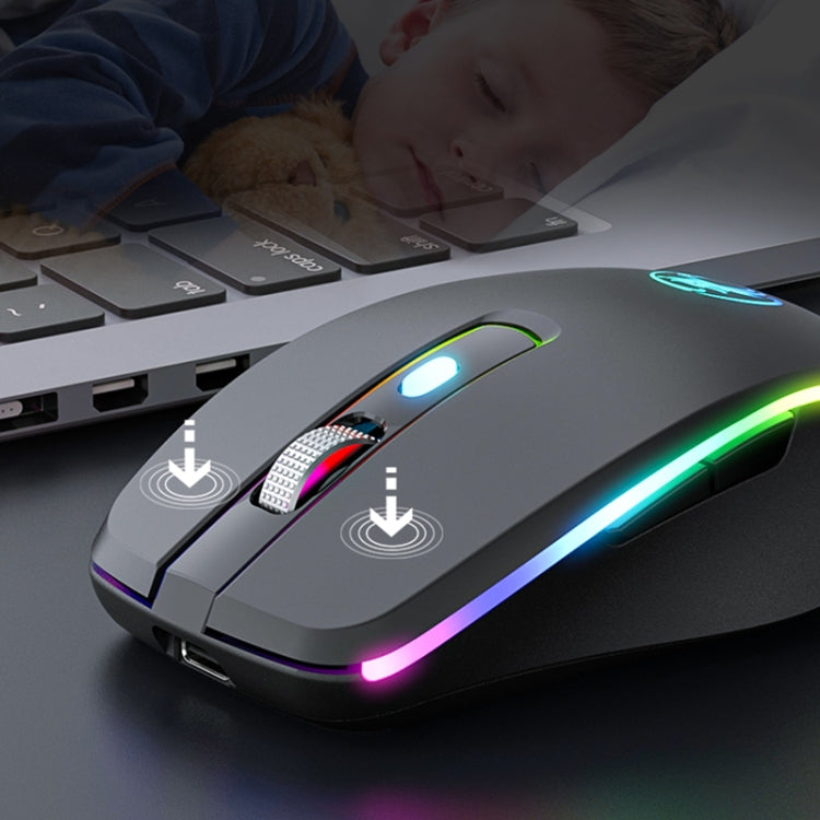 Mouse da gioco wireless silenzioso a 6 tasti Bluetooth Dual Mode iMICE G903
