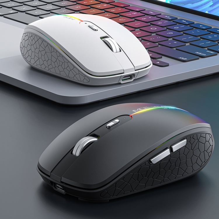 Mouse da gioco wireless silenzioso a 6 tasti a doppia modalità iMICE G904