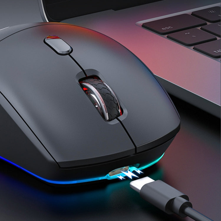 Mouse da gioco wireless silenzioso a 6 tasti Bluetooth Dual Mode iMICE G905, G905