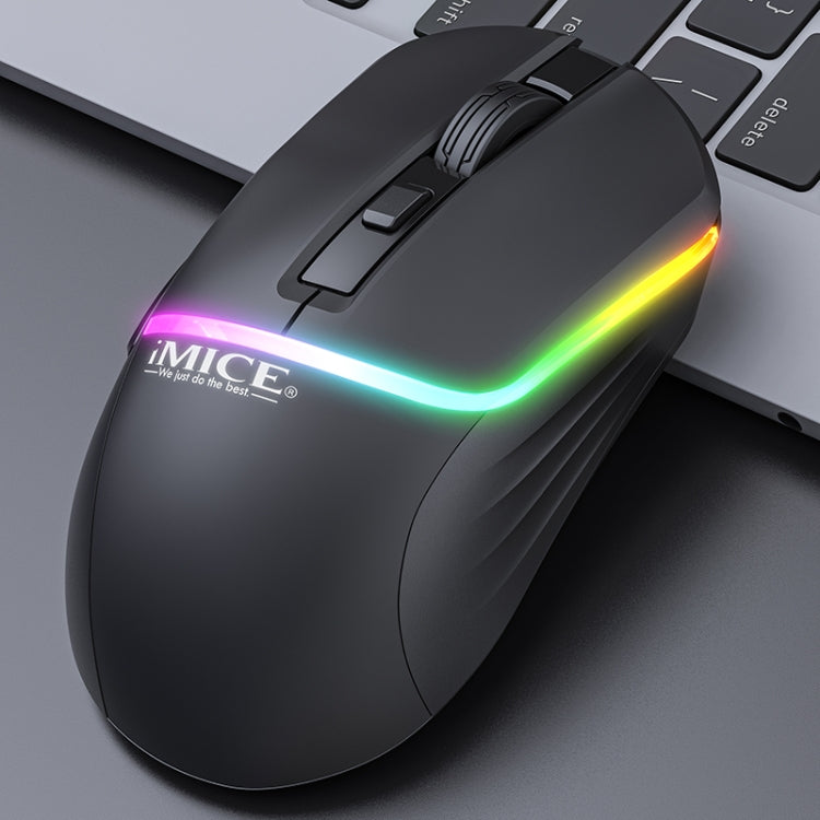 Mouse da gioco wireless silenzioso a 6 tasti Bluetooth Dual Mode iMICE G902, G902