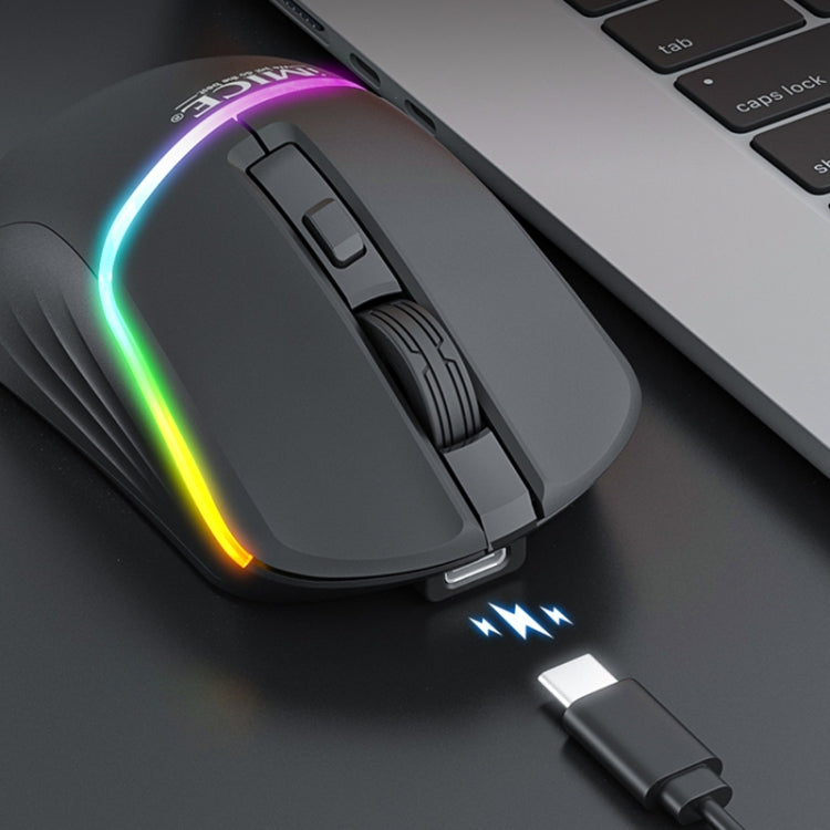 Mouse da gioco wireless silenzioso a 6 tasti Bluetooth Dual Mode iMICE G902, G902