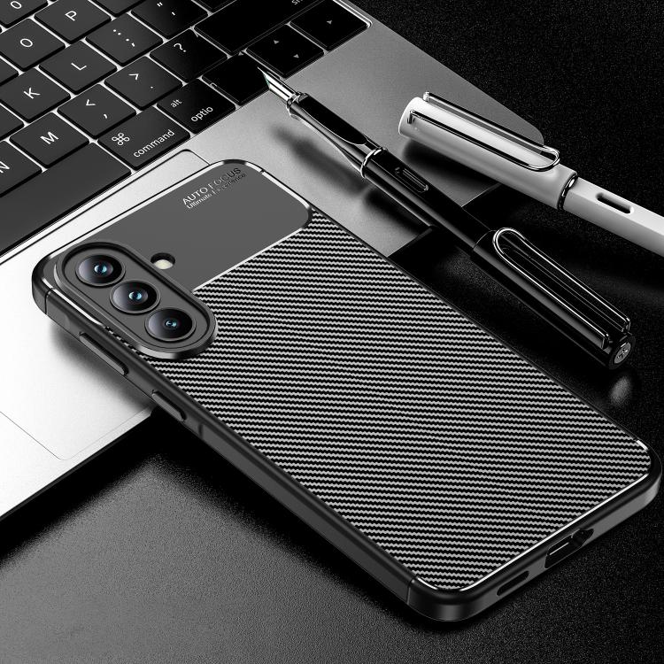 Custodia per telefono in TPU antiurto con trama in fibra di carbonio, For Samsung Galaxy A57 5G, For Samsung Galaxy A37 5G, For Samsung Galaxy A07 4G, For Samsung Galaxy A17 5G, For Samsung Galaxy A56 5G, For Samsung Galaxy A26 5G